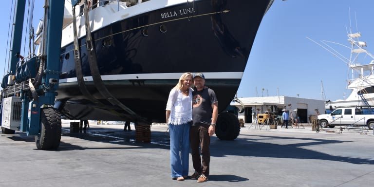 Rob and Deanna on Bella Luna